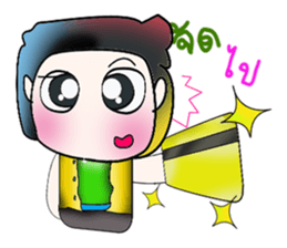 Hello!! My name is Tamada.^_^ sticker #14096219