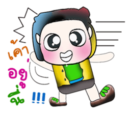 Hello!! My name is Tamada.^_^ sticker #14096221