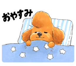 Mohican poodle sticker #14096711