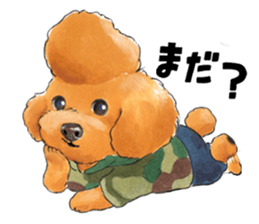 Mohican poodle sticker #14096712