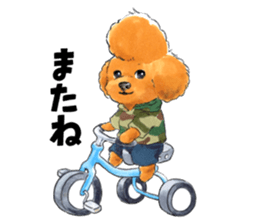 Mohican poodle sticker #14096713