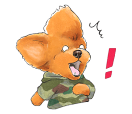 Mohican poodle sticker #14096714