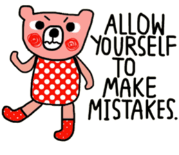 Polka Bear ; Creative Bear sticker #14096922