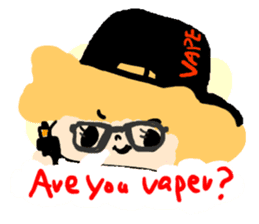 vape girls sticker.English ver. sticker #14096992