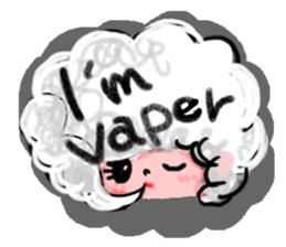 vape girls sticker.English ver. sticker #14096993