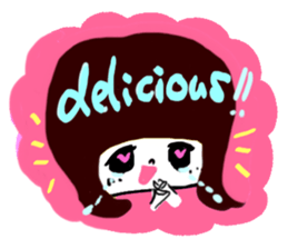 vape girls sticker.English ver. sticker #14096999