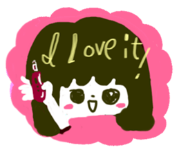 vape girls sticker.English ver. sticker #14097001