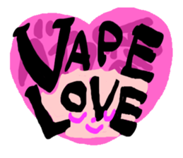 vape girls sticker.English ver. sticker #14097006