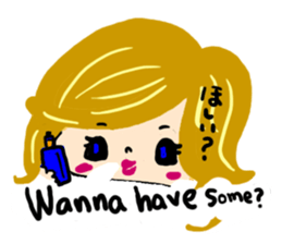 vape girls sticker.English ver. sticker #14097008