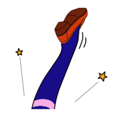 Talking legs 2 sticker #14099446