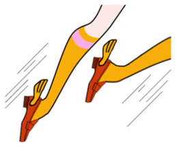 Talking legs 2 sticker #14099451