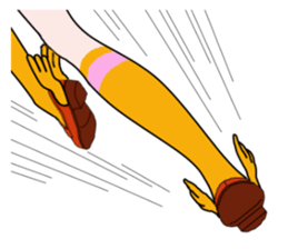 Talking legs 2 sticker #14099452