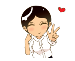 Angry girl!!! sticker #14099974