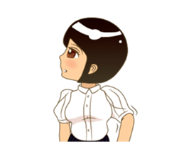 Angry girl!!! sticker #14099977