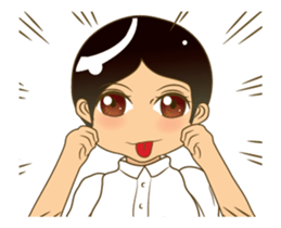 Angry girl!!! sticker #14099996