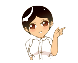 Angry girl!!! sticker #14099997