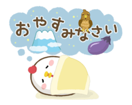 Happy chicken animation sticker #14100160