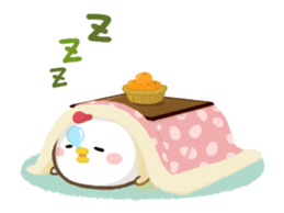 Happy chicken animation sticker #14100161