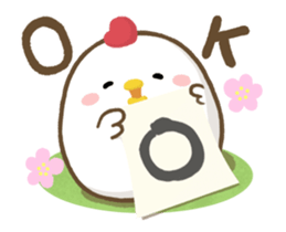 Happy chicken animation sticker #14100162