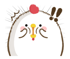 Happy chicken animation sticker #14100168