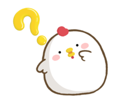 Happy chicken animation sticker #14100169
