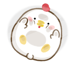Happy chicken animation sticker #14100171