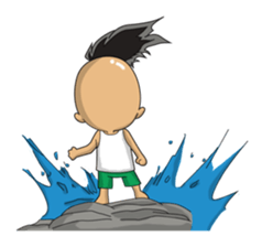 pink brother sticker #14100389