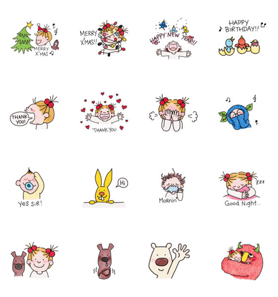Coco And Wondrous Gang 5 Lineスタンプマニア クリエイターズスタンプ Coco And Wondrous Gang 5 Lineスタンプマニア クリエイターズスタンプ