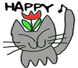 message from cat sticker #14101089