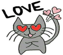 message from cat sticker #14101099