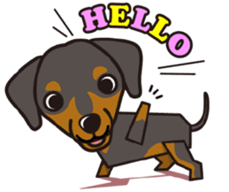 iinu - German Pincher sticker #14102246