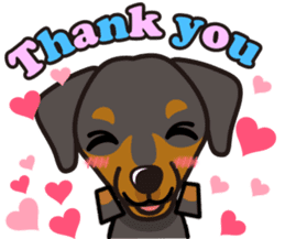 iinu - German Pincher sticker #14102251