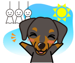 iinu - German Pincher sticker #14102262