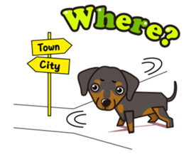 iinu - German Pincher sticker #14102269