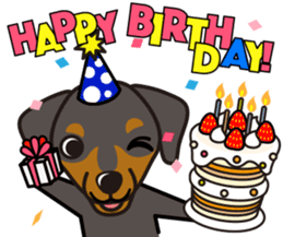 iinu - German Pincher sticker #14102279