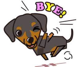 iinu - German Pincher sticker #14102285