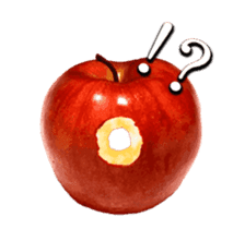It moves ! Live action apple ! sticker #14102846