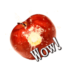 It moves ! Live action apple ! sticker #14102847