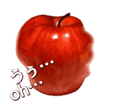 It moves ! Live action apple ! sticker #14102865