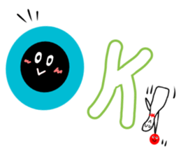 Adventure of Bowling pin & ball !! sticker #14102997