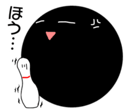 Adventure of Bowling pin & ball !! sticker #14102998
