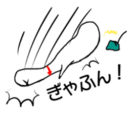 Adventure of Bowling pin & ball !! sticker #14103009