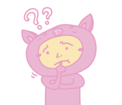 pinkpigman sticker #14103878