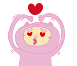 pinkpigman sticker #14103880