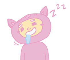 pinkpigman sticker #14103884