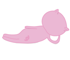 pinkpigman sticker #14103896