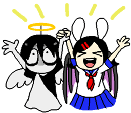 Glum angels & Bright devil sticker #14104046