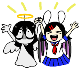 Glum angels & Bright devil sticker #14104046