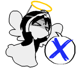 Glum angels & Bright devil sticker #14104048