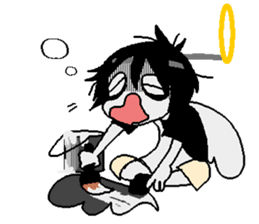 Glum angels & Bright devil sticker #14104058